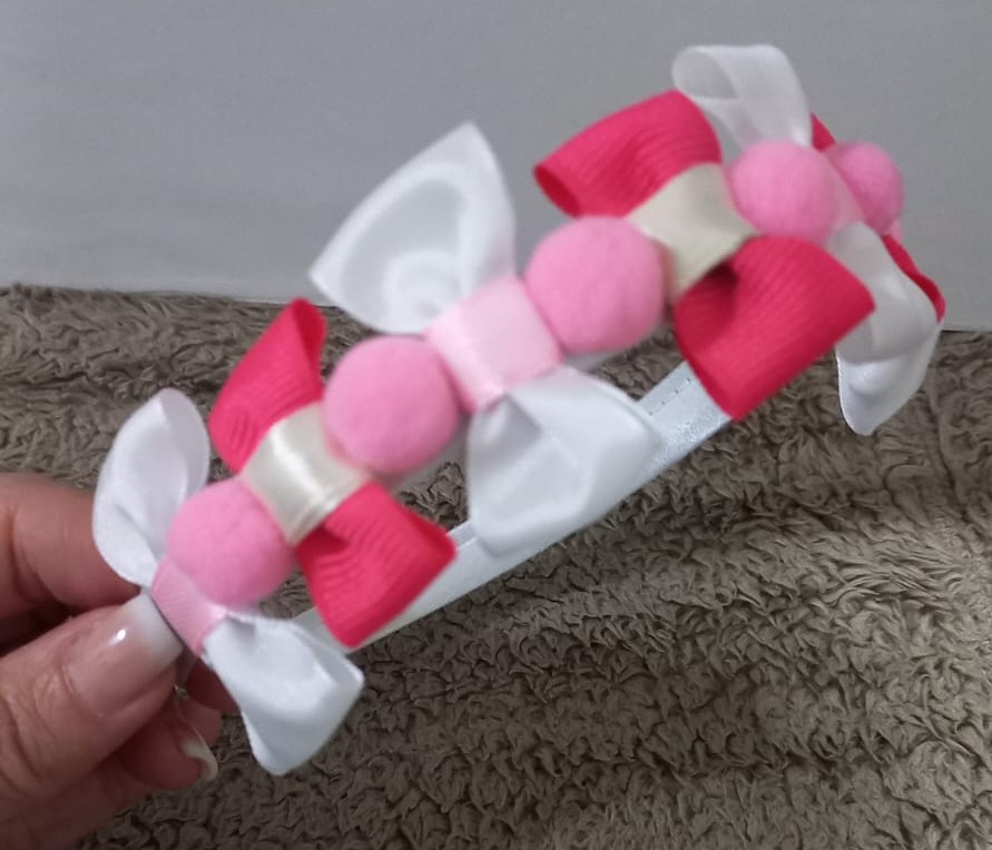 Candy Dreams Vincha infantil artesanal 4