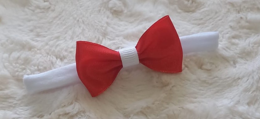 Set vinchas rojo & blanco  4