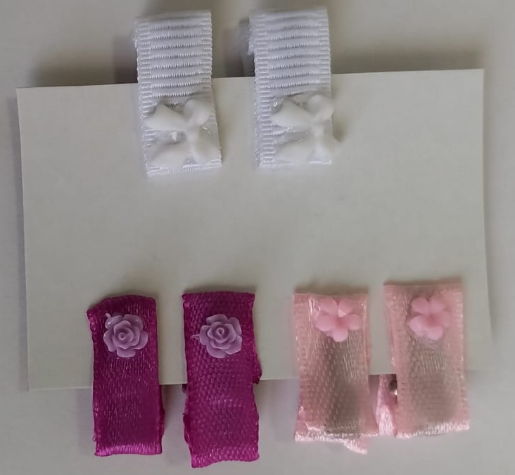 Kit Vinchas + Hebillas Rosa Encanto 2