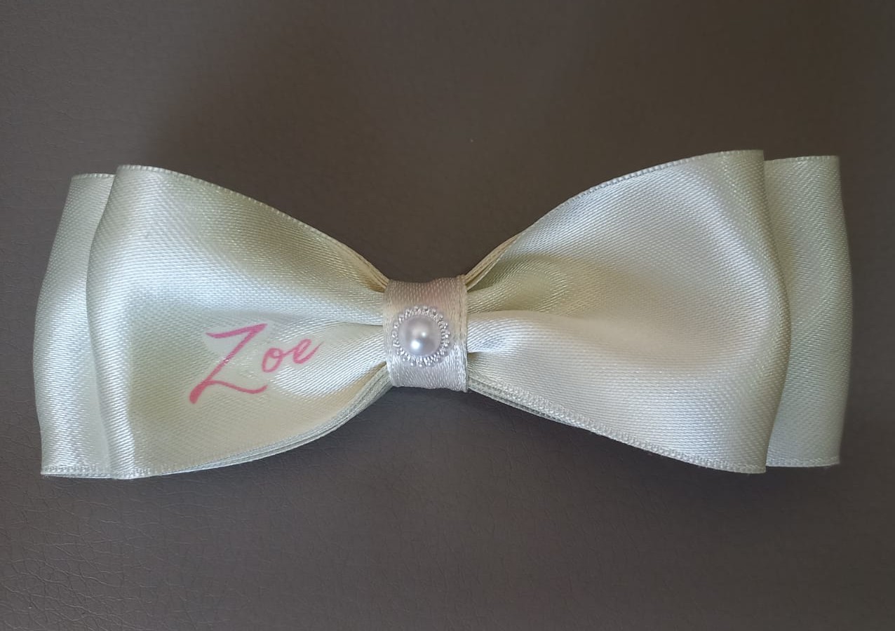 Lazo Personalizado Elegance Marfil 2