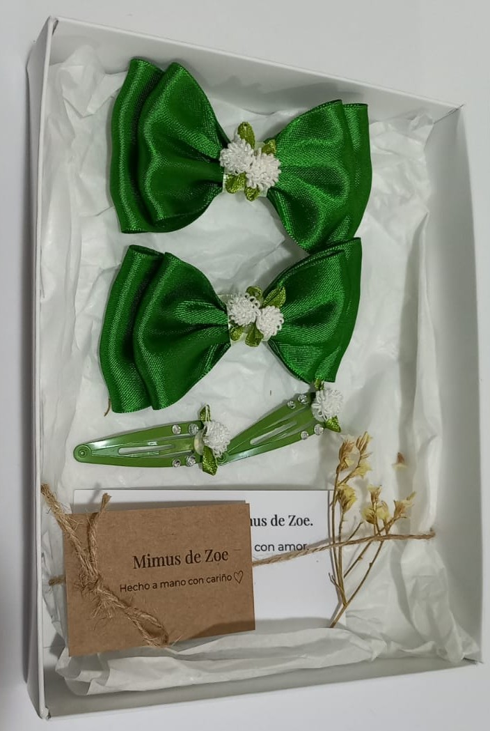 Caja Encanto Floral Verde